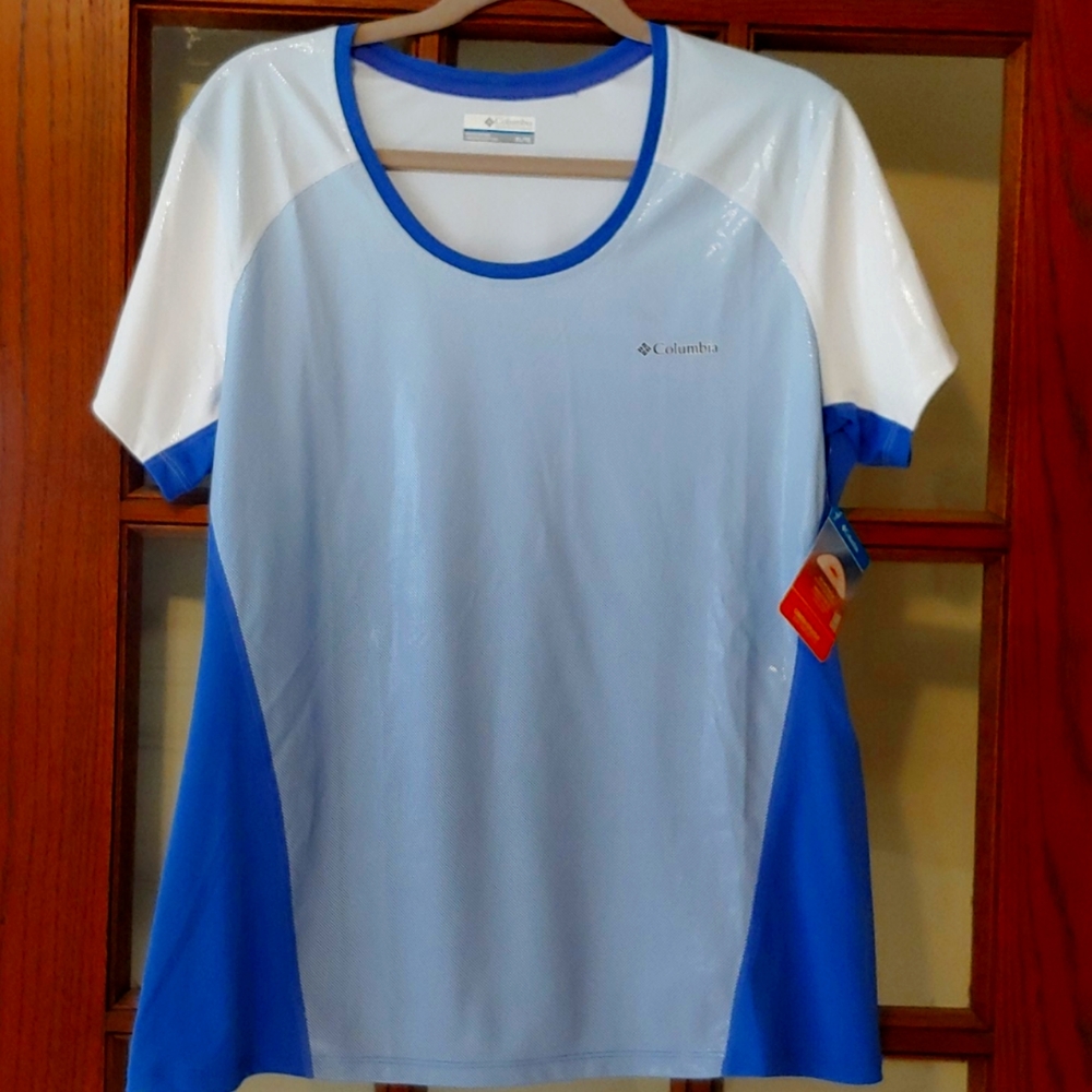 NWT Columbia blue t-shirt